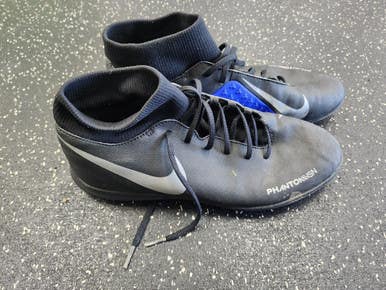 Used Nike Soccer Indoor Shoes Black Senior 8.5 11849-S000032483