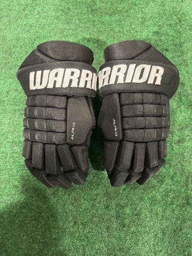 Black Junior Warrior Alpha FR Lite Gloves 12" (Used)