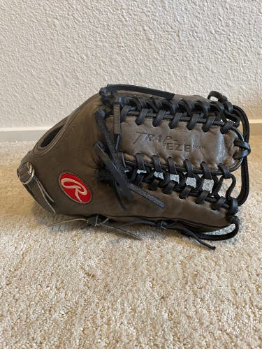 Dark Shadow Limited Run Rawlings Heart of the Hide RH Outfield Glove 12.75" (Used)