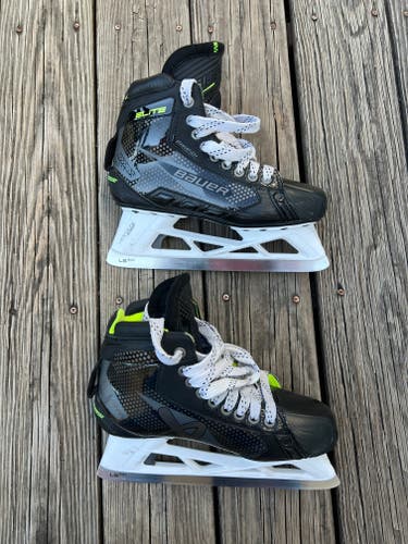 Bauer Elite Hockey Goalie Skates Size 6.5 (Used)