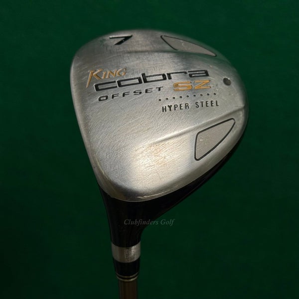 LH Cobra King SZ Offset Hyper Steel Fairway Wood 7 Aldila HM Tour 50 Seniors