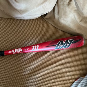 Marucci CAT Alloy USABat Certified Bat (-10) 17 oz 27" (Used)