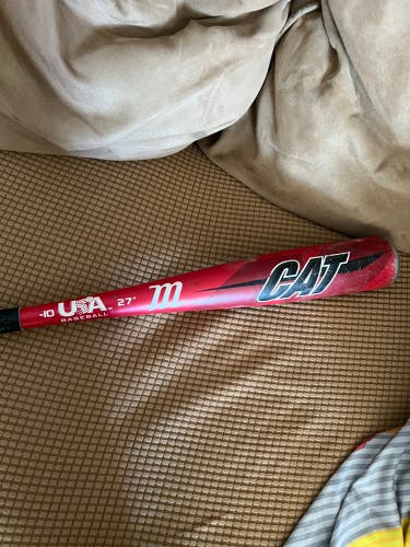 Marucci CAT Alloy USABat Certified Bat (-10) 17 oz 27" (Used)