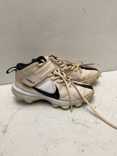Used Nike TROUT BB/SB Cleats White Junior 03 11443-S000198338