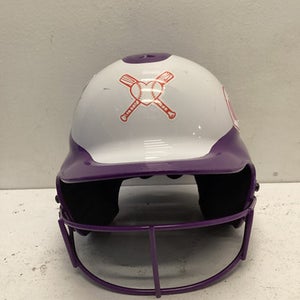 Used RIP-IT PURPLE Batting Helmet w/Mask Purple MD 11443-S000198339
