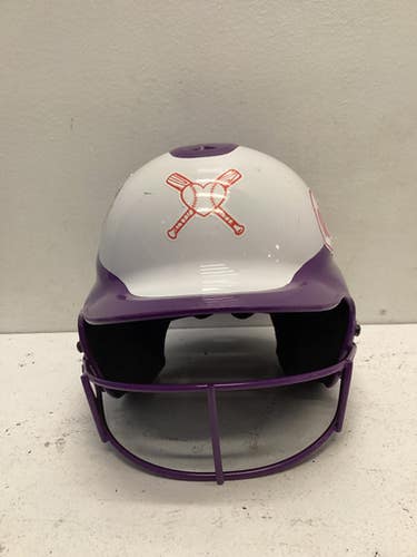 Used RIP-IT PURPLE Batting Helmet w/Mask Purple MD 11443-S000198339
