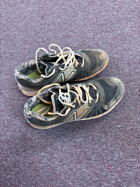 Gray Men's Size M 9.0 (W 10.0) Adult New Balance Low Top Metal (Used)
