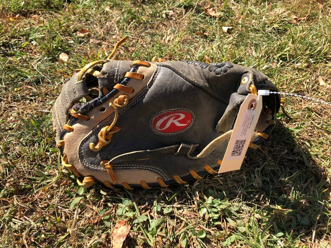 Brown Rawlings Renegade LH Catcher's Baseball Glove 32.5" (Used)