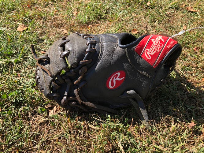 Brown Rawlings Premium Series LH Catcher's Baseball Glove 32.5" (Used)