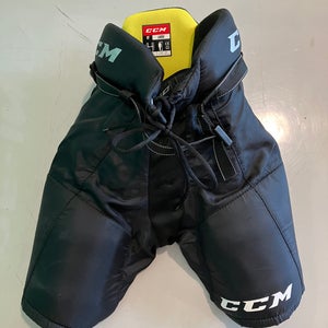 Black Youth Large CCM Tacks Hockey Pants (Used)