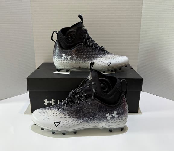 Under Amour Spotlight Lux MC 2.0 Men’s Football Lacrosse Cleats 3025082 001 Size 10 NEW