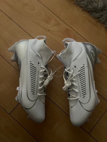 Nike Vapor Edge Pro 360 Silver Football Cleats DA5456 102 Men's Size 12