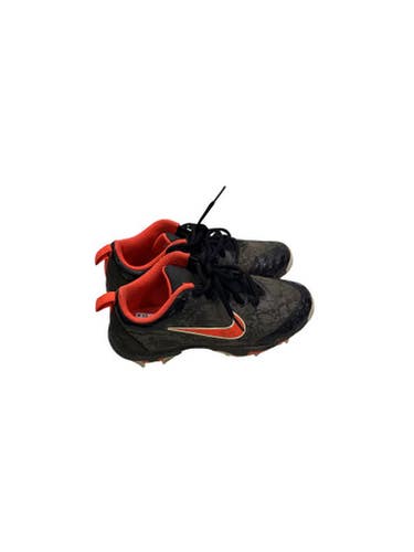 Used Nike FASTFLEX BLK/ORG BB/SB Cleats Black Junior 03 11347-S000257079