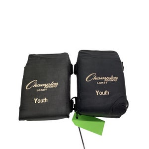 Used Champion Sports LGKSY YTH KNEE SAVERS BB/SB Catchers Knee Savers Black 11347-S000257055