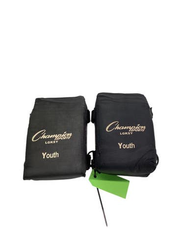 Used Champion Sports LGKSY YTH KNEE SAVERS BB/SB Catchers Knee Savers Black 11347-S000257055