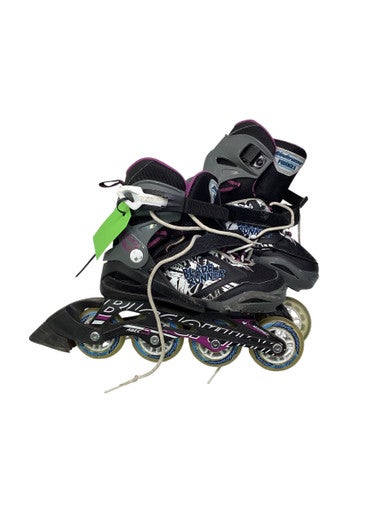Used Bladerunner ABEC 3 Senior Rec Fitness Skates Black Adjustable 11347-S000257052