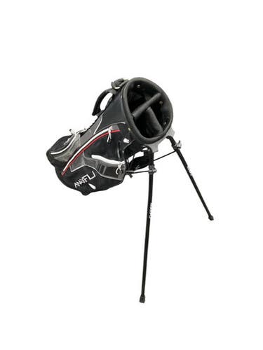 Used Maxfli 3 WAY SUNDAY STAND BAG Mens Stand Bag Black 11347-S000257034
