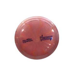 Used Discraft TITANIUM VENOM Disc Golf Driver Pink 11347-S000257030