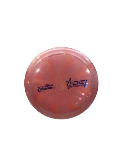 Used Discraft TITANIUM VENOM Disc Golf Driver Pink 11347-S000257030