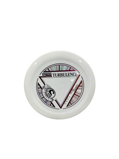 Used Streamline NEUTRON TURBULENCE Disc Golf Driver White 11347-S000257028