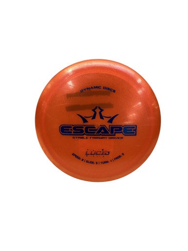 Used Dynamic Discs LUCID ESCAPE Disc Golf Driver Orange 11347-S000257026