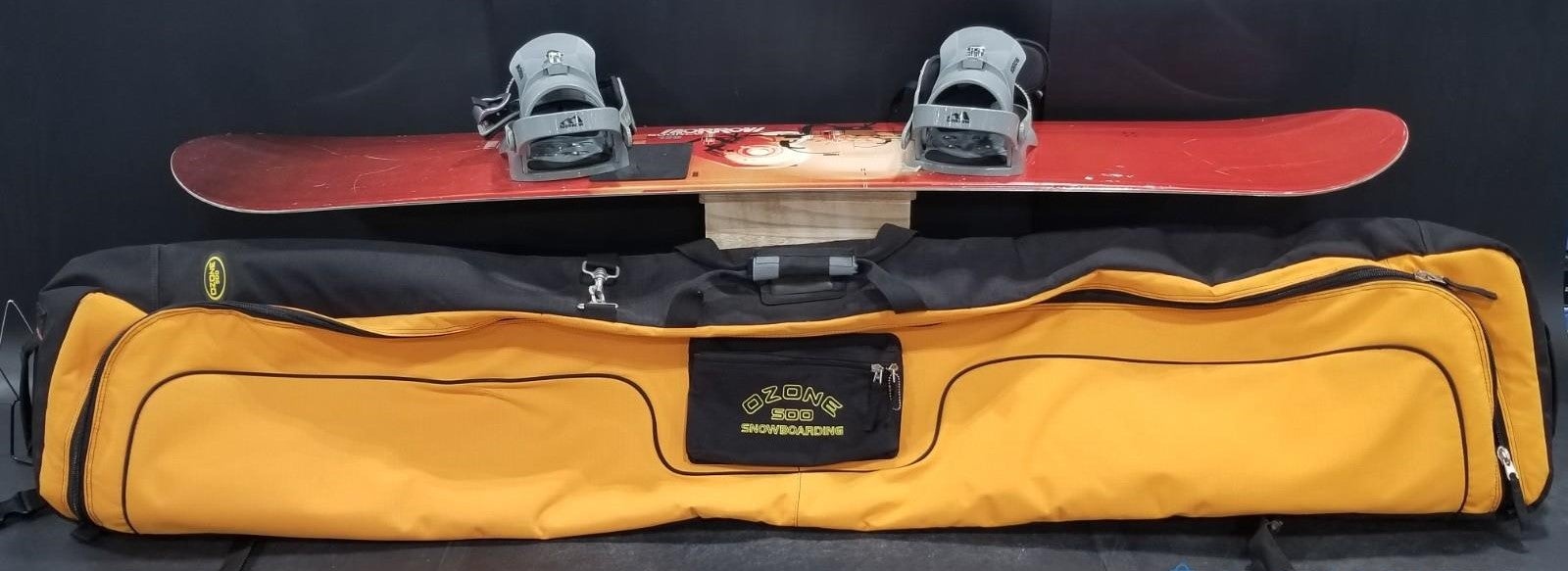 Morrow Source 159cm X Snowboard With Bindings and Ozone Bag