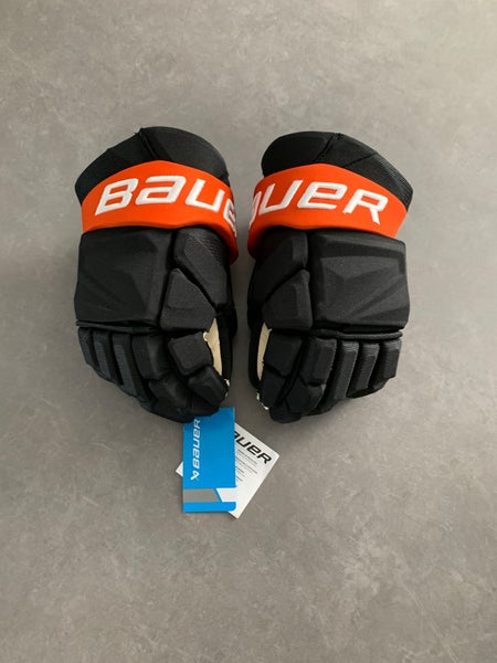 Ducks Brand New Trevor Zegras Hyperlite Hockey Gloves 14" Pro Stock (New)