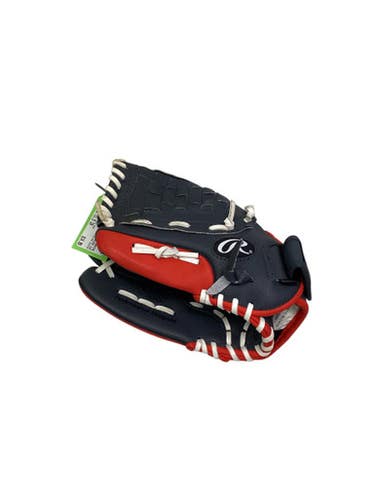 Used Rawlings PLAYERS SERIES BB/SB Glove LH Throw Grey And Red 11 1/2" 11347-S000256950