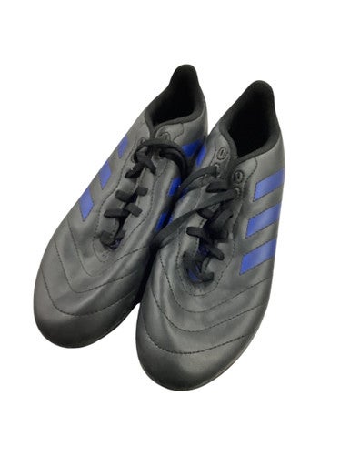 Used Adidas Soccer Cleats Black And Royal Blue Senior 5 11347-S000256920