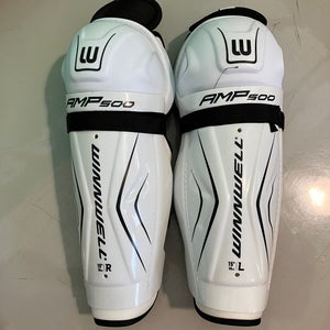 Senior Winnwell AMP 500 Shin Pads 15" (Used)