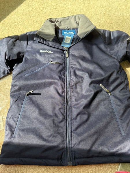 Navy Men's Small Reebok Jacket (New)