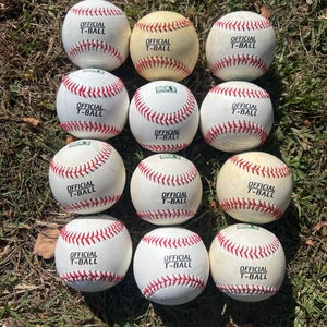 Tee Ball Baseballs 12 Pack (1 Dozen) (Used)