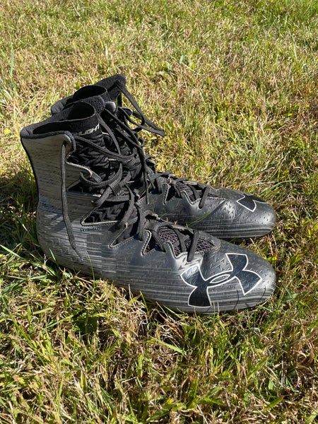 Black Men's Size M 13.5 (W 14.5) Adult Under Armour Highlight (Used)