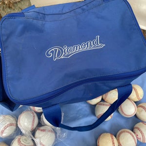 Diamond Baseball Coach's Zippered Bag comes with 30 Game Balls & room for more!
