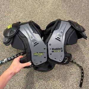 Medium Youth Riddell Power AMP Shoulder Pads (Used)