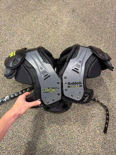 Medium Youth Riddell Power AMP Shoulder Pads (Used)