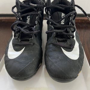 Nike Alpha Fastflex Football Baseball Athletic Cleats youth 6y black Unisex