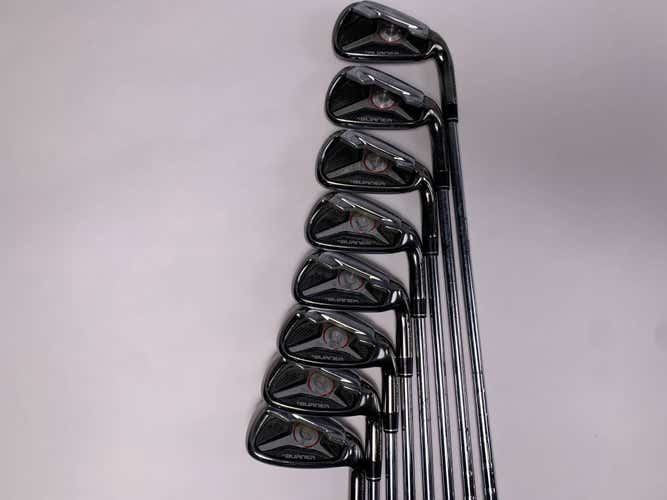 TaylorMade Burner 2009 Iron Set 3-PW Burner Superfast Stiff Steel Mens RH
