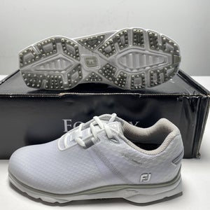 FootJoy Pro SL Sport Waterproof Golf Shoes White Women's SZ 6 (98144)