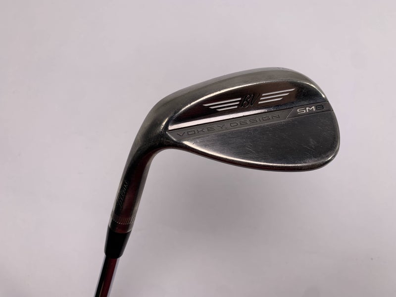 Titleist Vokey SM8 Brushed Steel Lob Wedge LW 60* 10 S-Grind Wedge Steel Mens LH