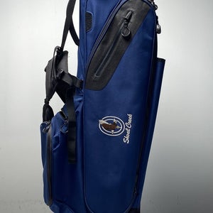 Taylormade Flex Tech Lite Stand Bag Blue 4-Way Divide Dual Strap Golf Bag