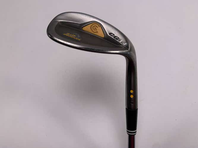 Cleveland CG14 Gunmetal Lob Wedge LW 58* 12 Bounce Traction Wedge Steel Mens RH