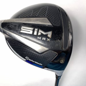 TaylorMade SIM MAX Driver 10.5* Project X HZRDUS Smoke Green 6.0 60g Stiff RH