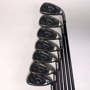 Callaway Fusion Wide Sole Iron Set 5-PW+SW 45g Ladies Graphite Womens RH