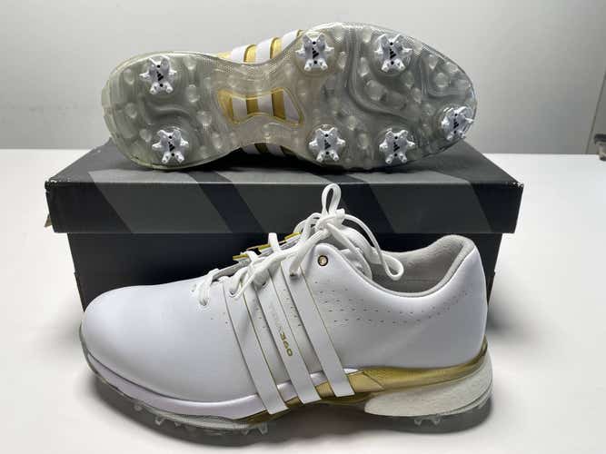 Adidas Tour360 Waterproof Golf Shoes White Men's SZ 9 (IE3367)