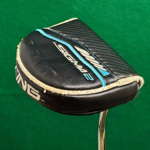 Ping Sigma 2 Valor Stealth Black Dot 35.5" Double-Bend Mallet Putter W/HC *READ*