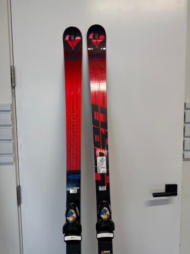 Women's 2022 Rossignol Hero Athlete GS 188 cm Racing Skis With Bindings Max Din 18 (Used)