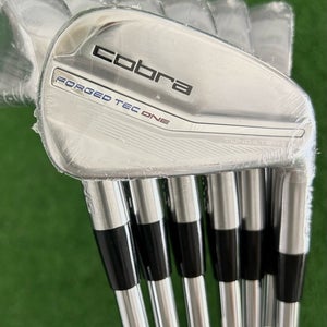 NEW Cobra King Forged Tec One Length ‘23 Iron Set 4-P / KBS $-Taper Lite Stiff