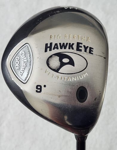 Men's Callaway Big Bertha Hawkeye VFT Titanium Driver 9° RH; Graphite Shaft
