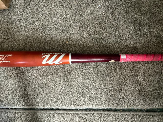 Marucci LINDY12-T torpedo Maple Bat (-3) 28 oz 31" (Used)